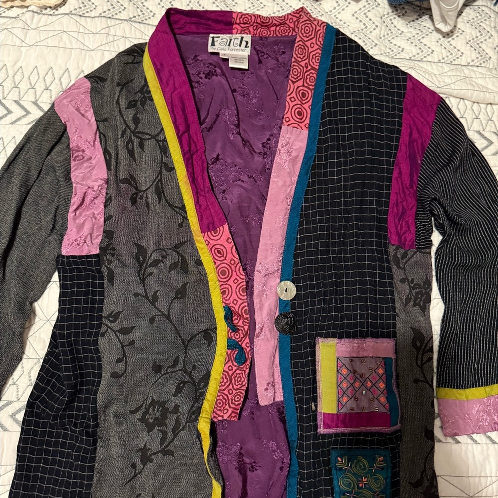 Faith by Celia Forrester cardigan size small